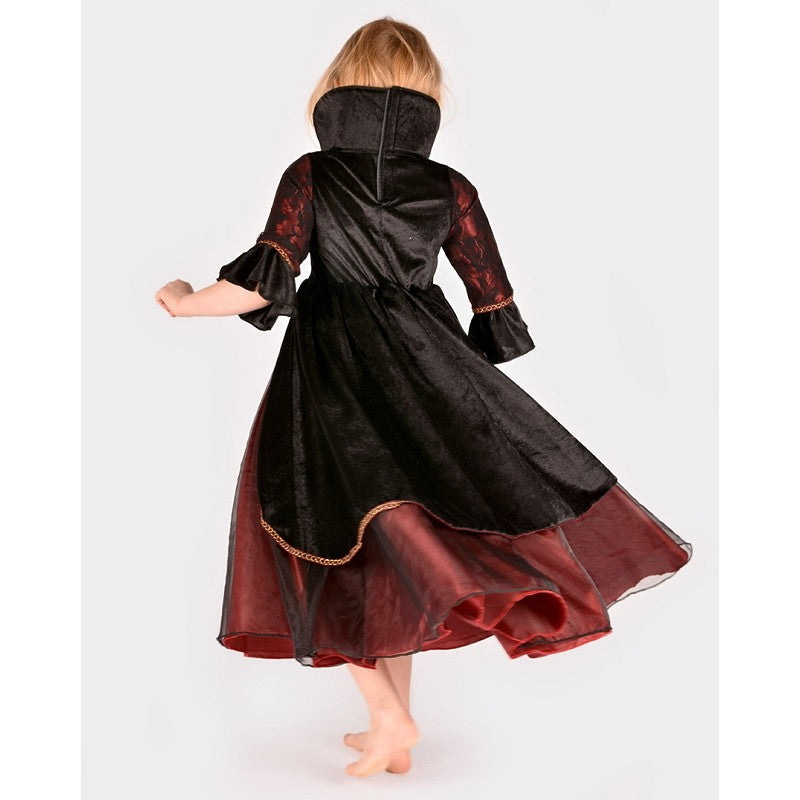 Vampyrdrottningens deluxeklänning 134-140 cl 8-10 år