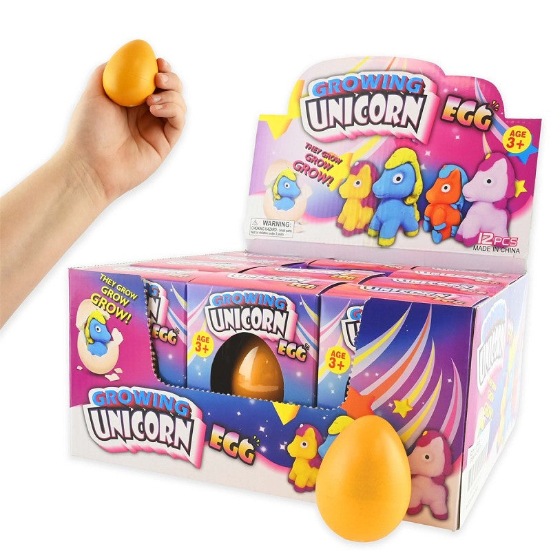 GROWING EGG UNICORN 6cm