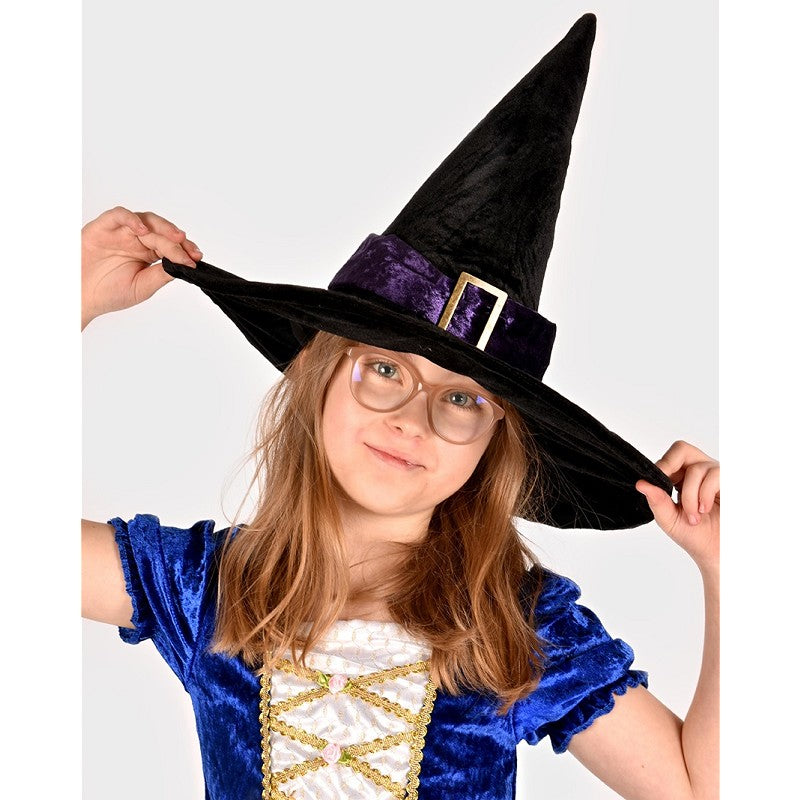 WIZARD/WITCH HAT VELVET DELUXE ONE SIZE