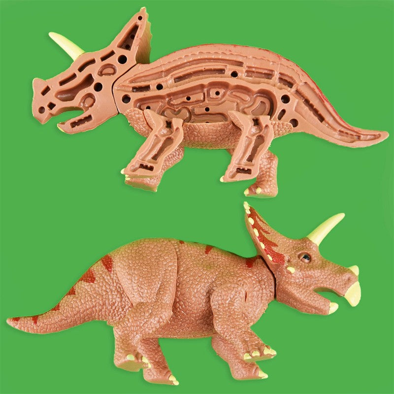 Dinosaurieanatomi-pussel 3D 32bitar 15cm