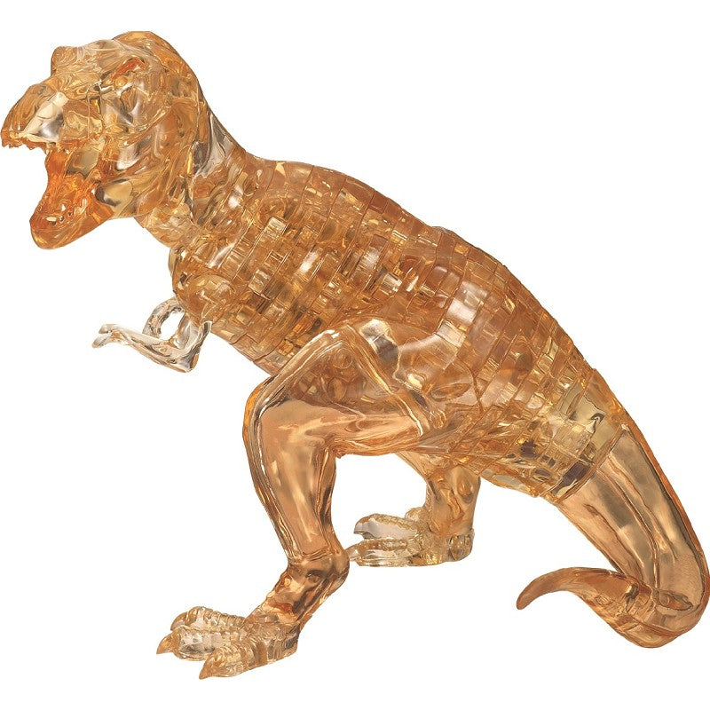 3D Crystal Puzzle Pussel T-rex brun 49 bitar