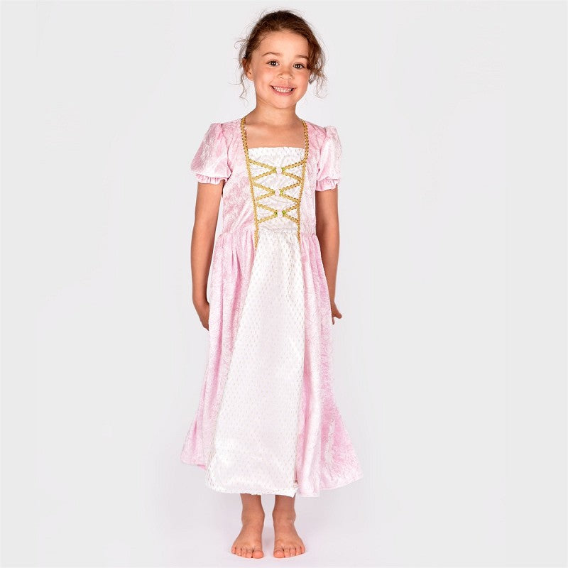 Prinsessklänning i rosa sammet 98-104 cl 2-4 år