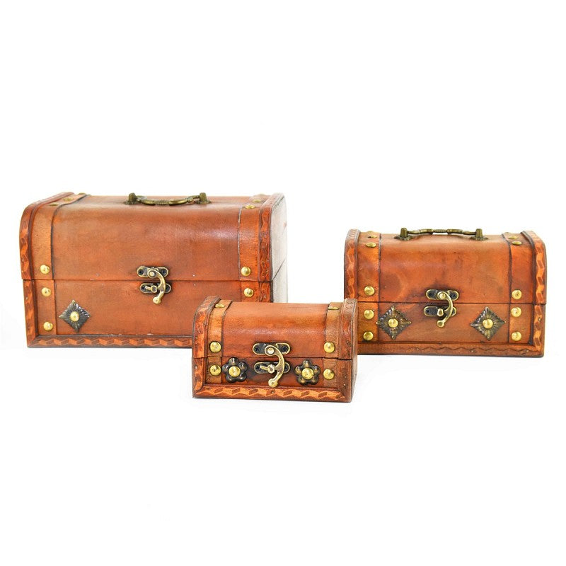 Träskattkista-set 3in1 22-17-12cm