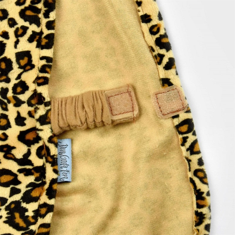Mini leopardkappa 86-110 cl 1-4 år