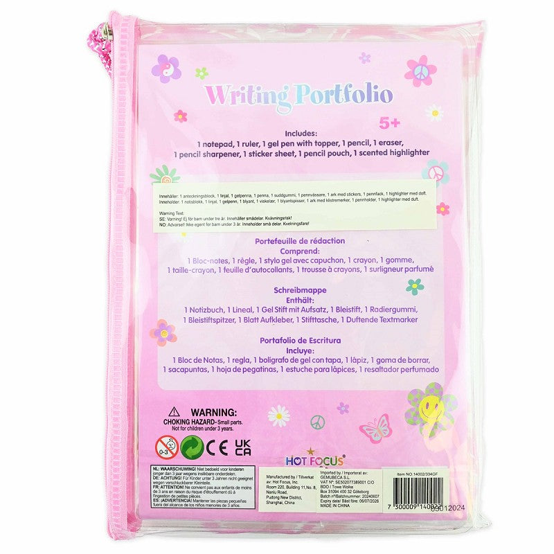 Skrivportfölj smiley 9pcs 24cm