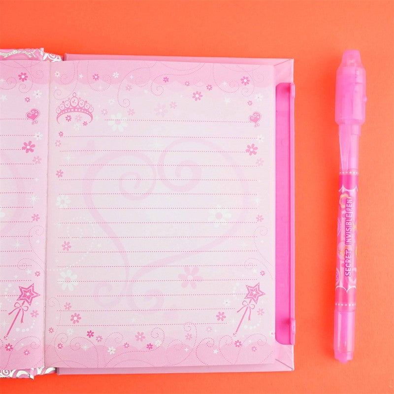 DIARY SET w SECRET PEN UNICORN 2pcs 21cm