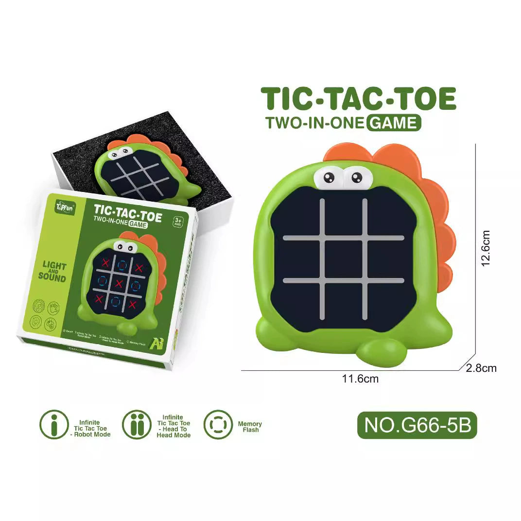 Elektrisk Tic Tac Toe / Tre i Rad-spel – 3 i 1 Smart Spel för Barn och Familj