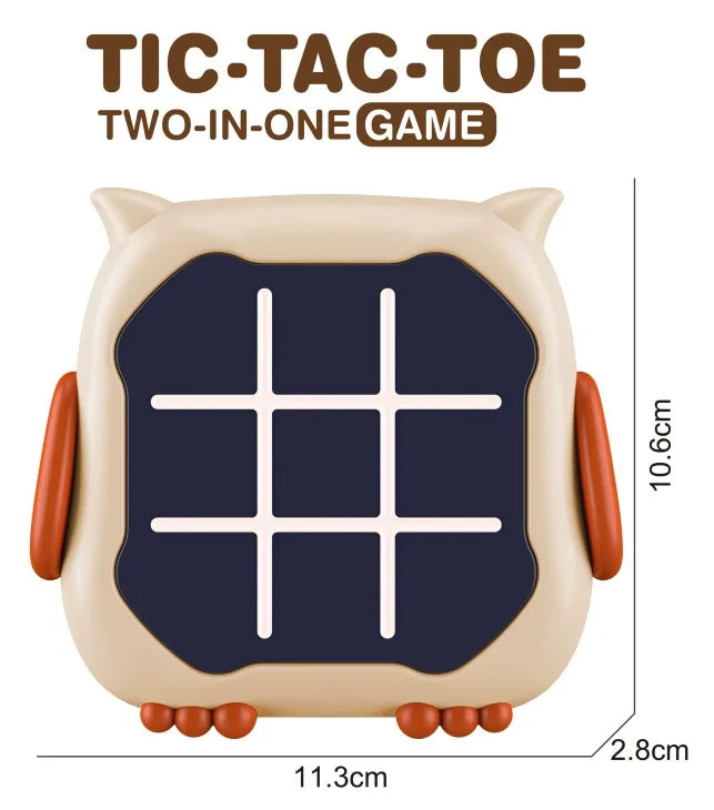 Elektrisk Tic Tac Toe / Tre i Rad-spel – 3 i 1 Smart Spel för Barn och Familj