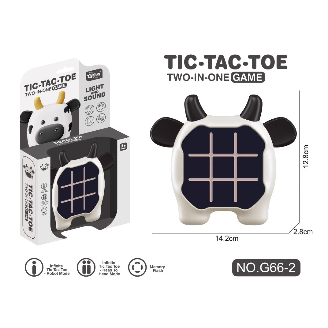 Elektrisk Tic Tac Toe / Tre i Rad-spel – 3 i 1 Smart Spel för Barn och Familj