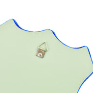 Medaljsköld blå 23,5x19cm