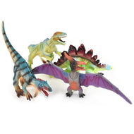 Mjuk dinosaurie med pipande ljud 23cm