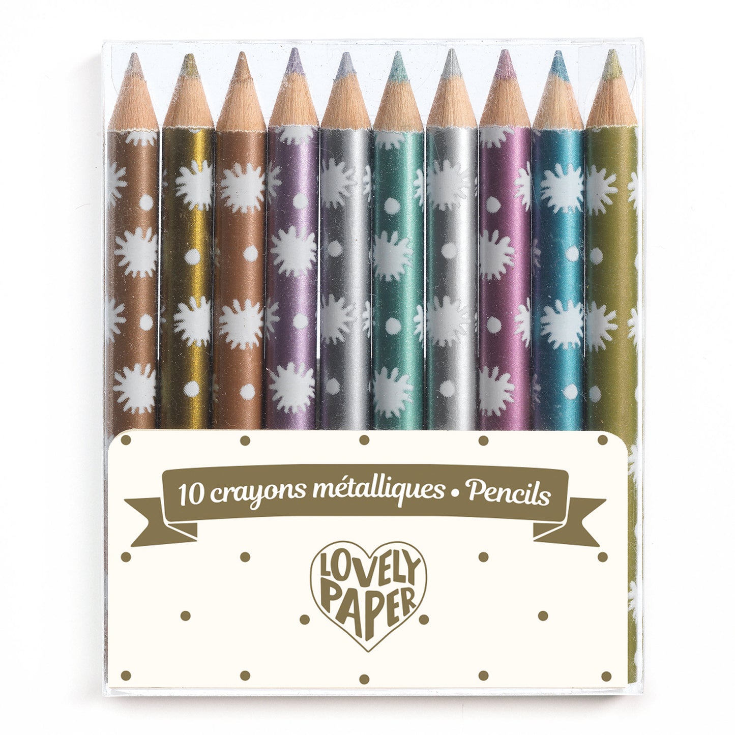 Mini metallic pencils Chichi - FSC MIX