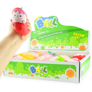 Kläm frukt med ansikte 4-pack 7cm