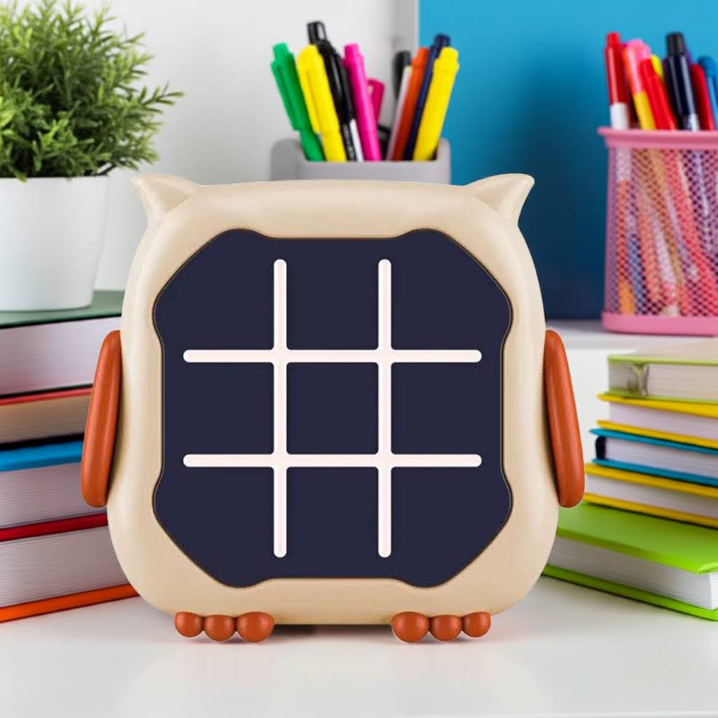 Elektrisk Tic Tac Toe / Tre i Rad-spel – 3 i 1 Smart Spel för Barn och Familj