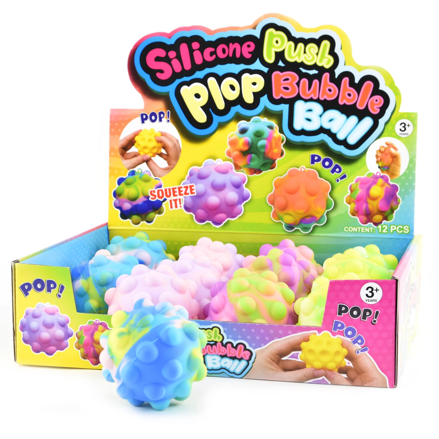 Fidget poppande boll 7cm