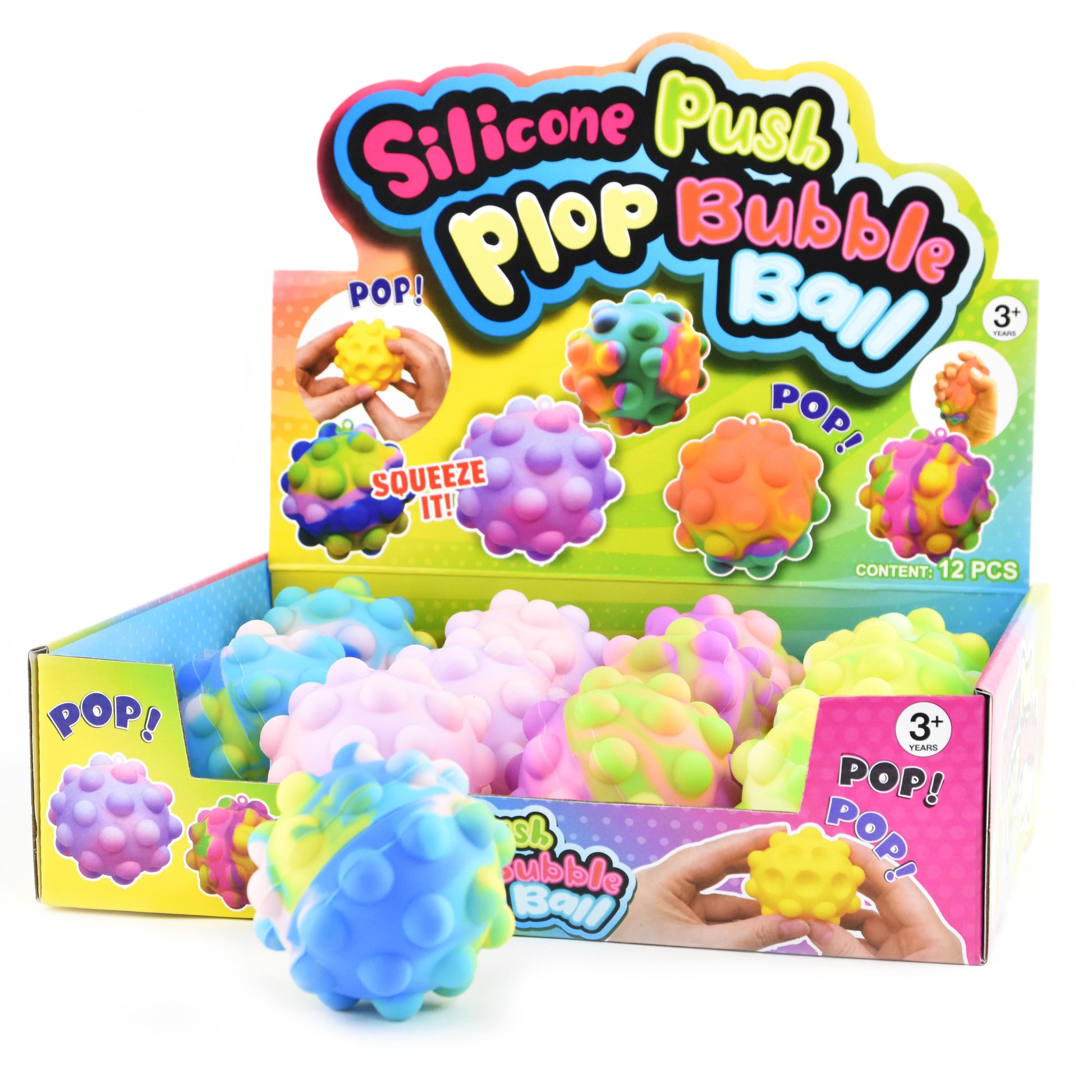 Fidget poppande boll 7cm