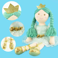 Trasdocka prinsessa turkos 50cm