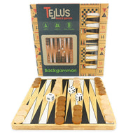 Träbackgammon 22cm