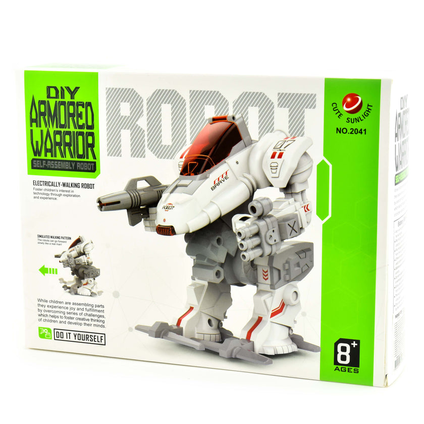 Pansarklädd krigarrobot abs b/o 25cm