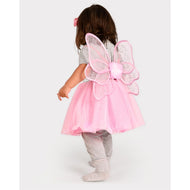 Tutu rosa blomsterfe-set 110-116 cl 4-6 år