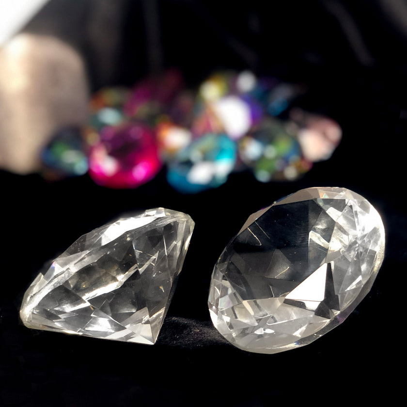 Diamant klar vit wb 8cm