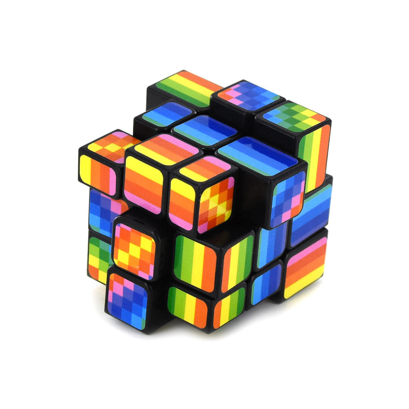 Regnbågskub 3x3x3 6cm
