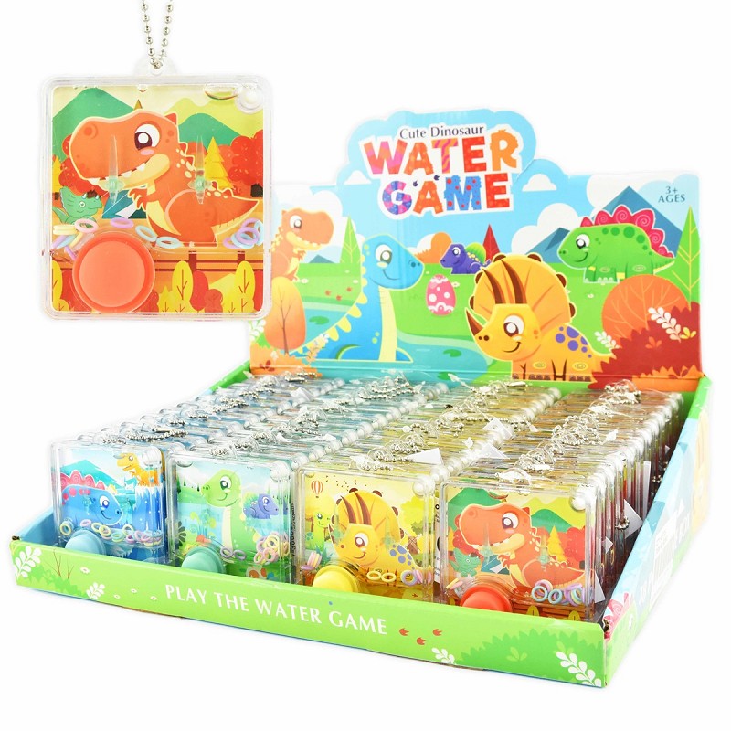 KEYRING WATER GAME DINO 7cm