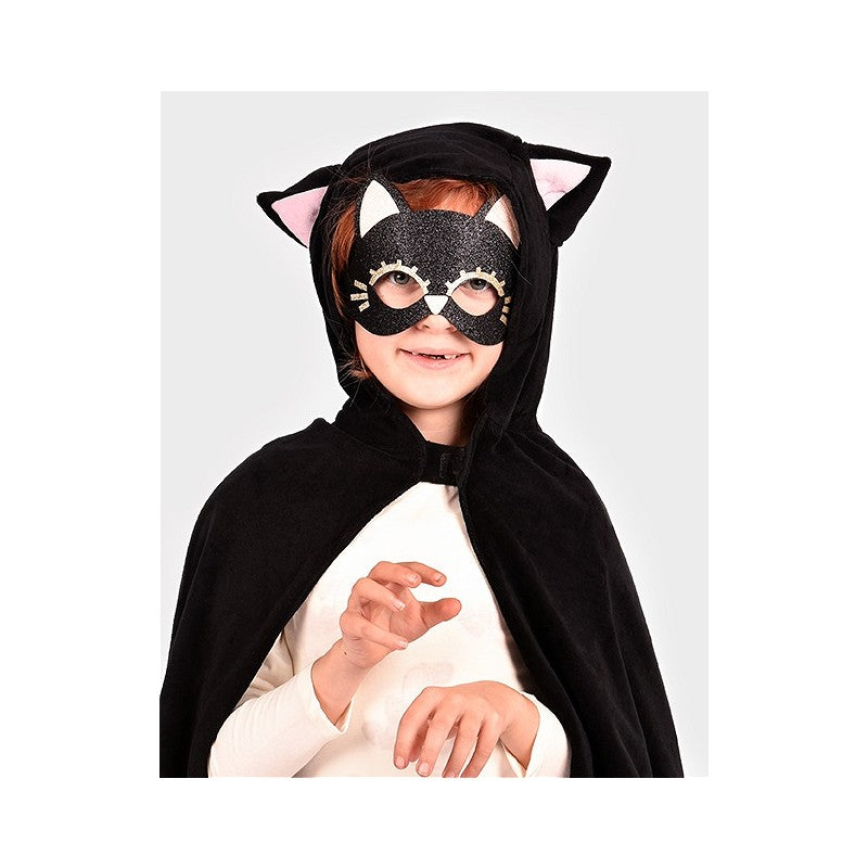 Mask glitterdjur 4-pack 19cm