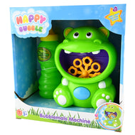 Bubbelmaskin blå flodhäst 14cm