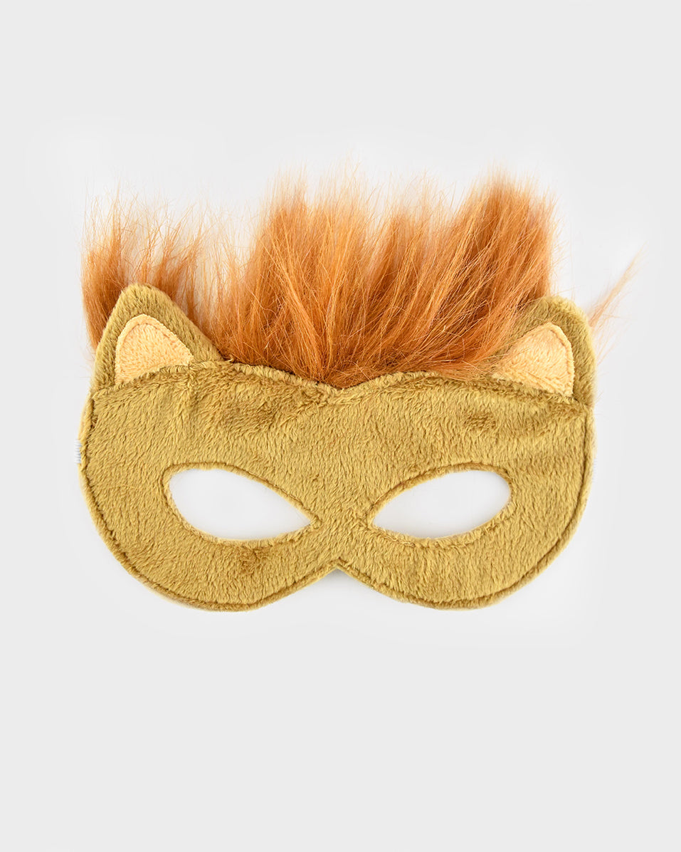 Lejonmask fluffig one size