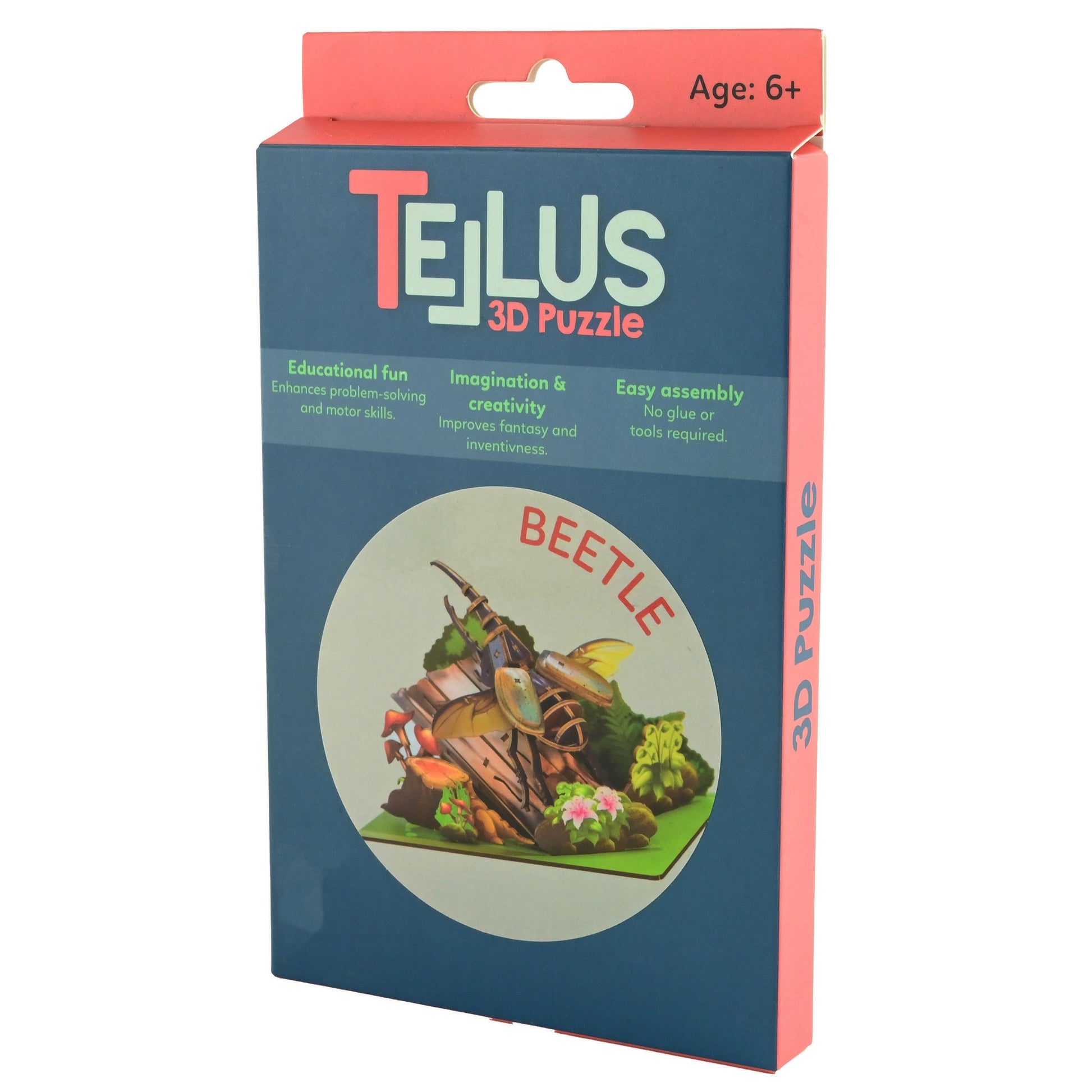 3d vykortspussel dynastes hercules 17cm