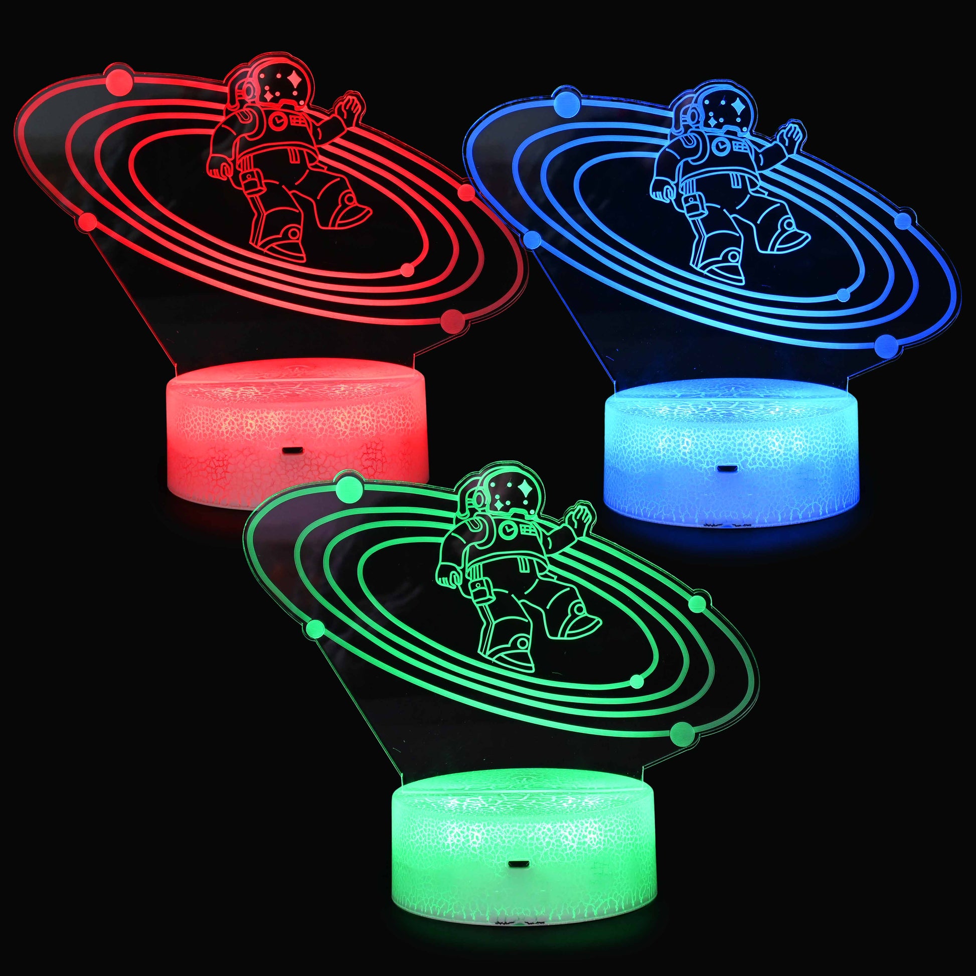 Lampa led rymden 3d 20cm