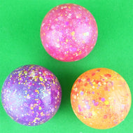 Kläm glitterbollar 3st 5cm