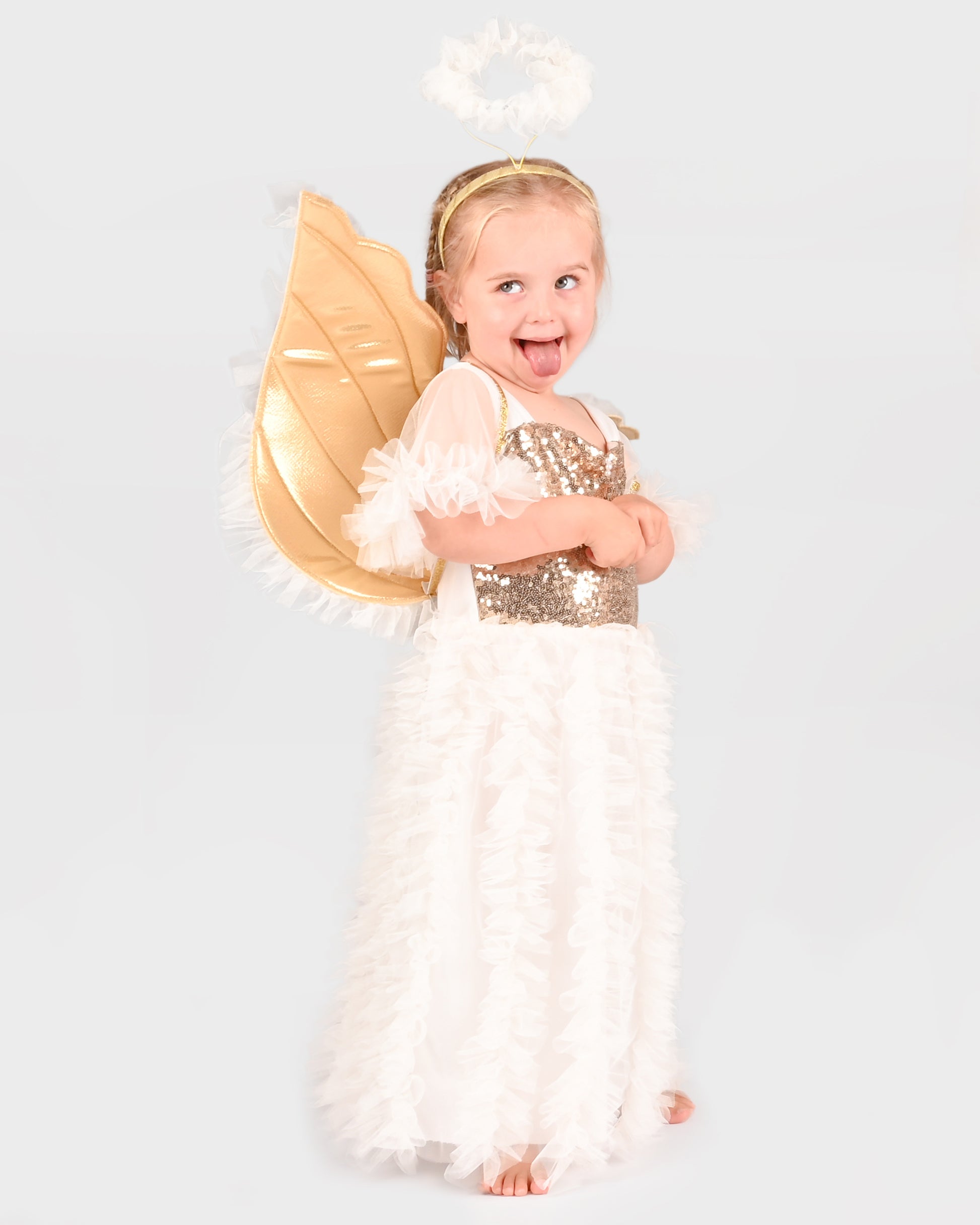 Änglasklänning set 98-104 cl 2-4 år