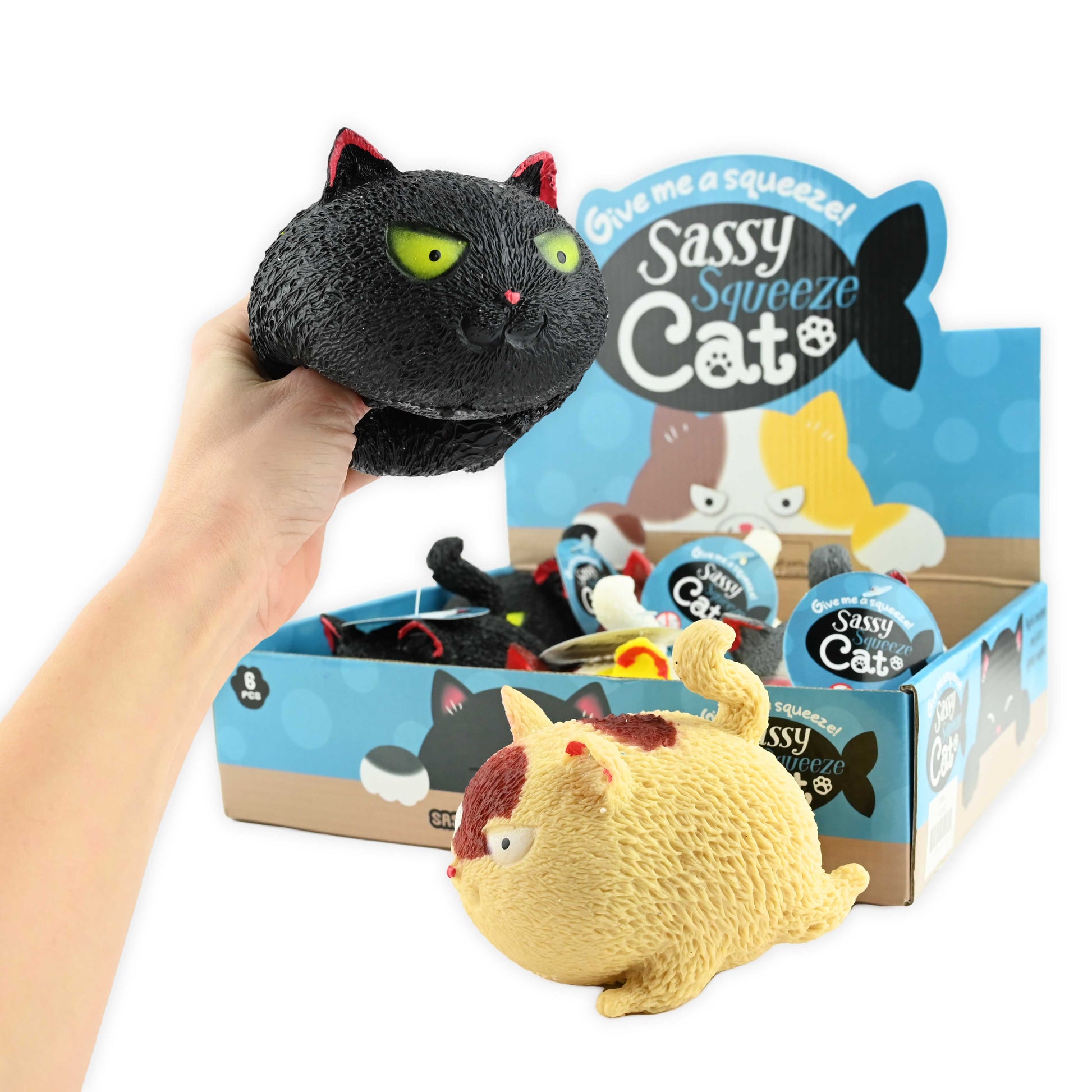 Kläm arg katt 12cm