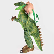 Dinosaurieklädsel att rida på grön 90x90cm 3-8 år