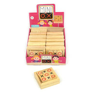 Träspel tic tac toe 8cm