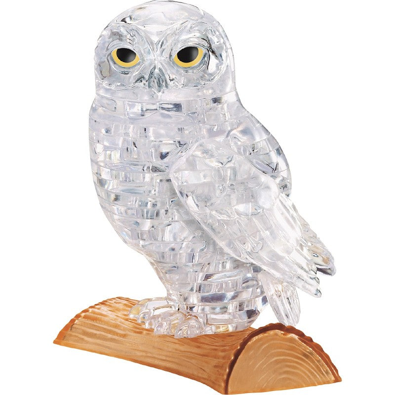 CRYSTAL PUZZLE OWL CLEAR 42pcs