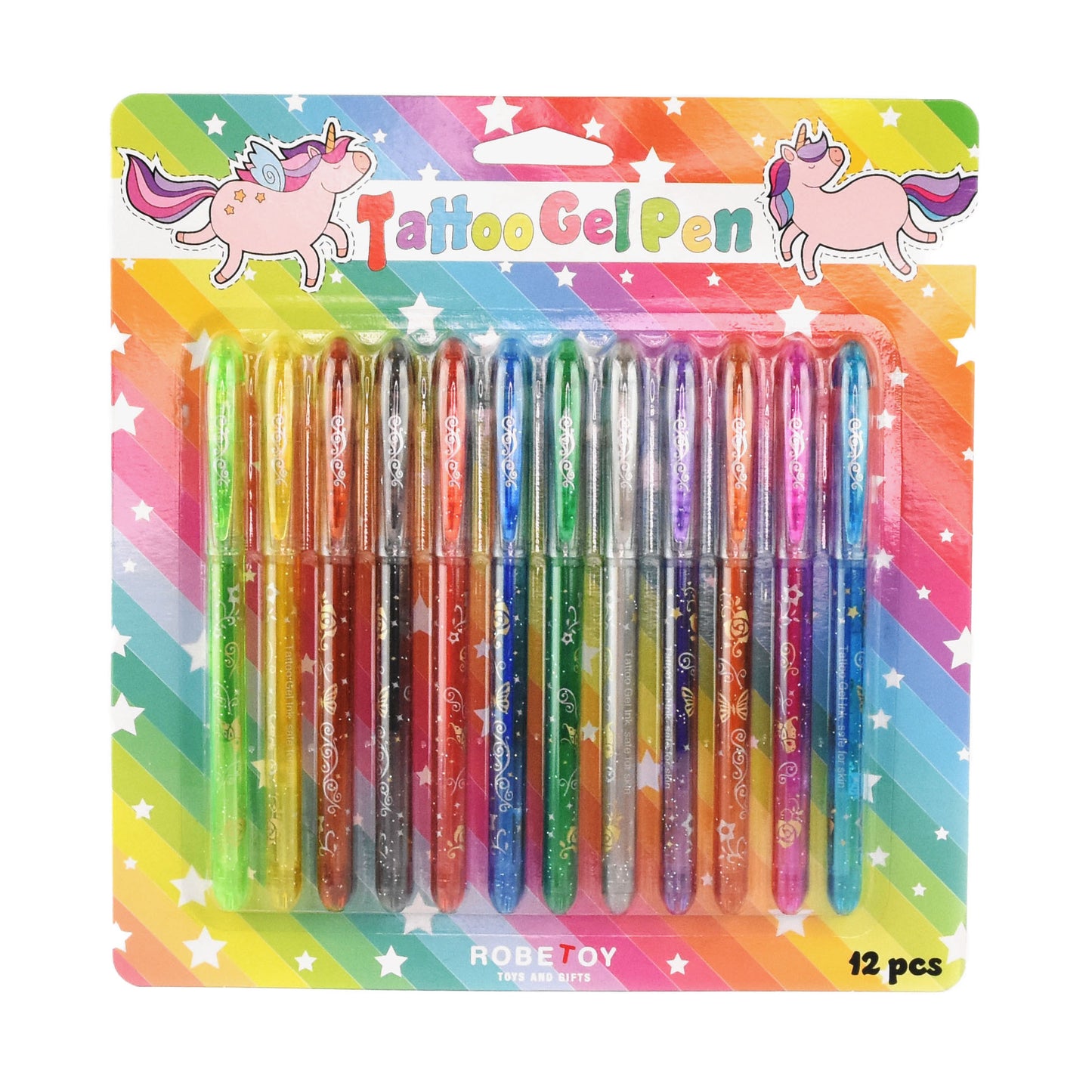 Penna tatuering 14cm 12-paket