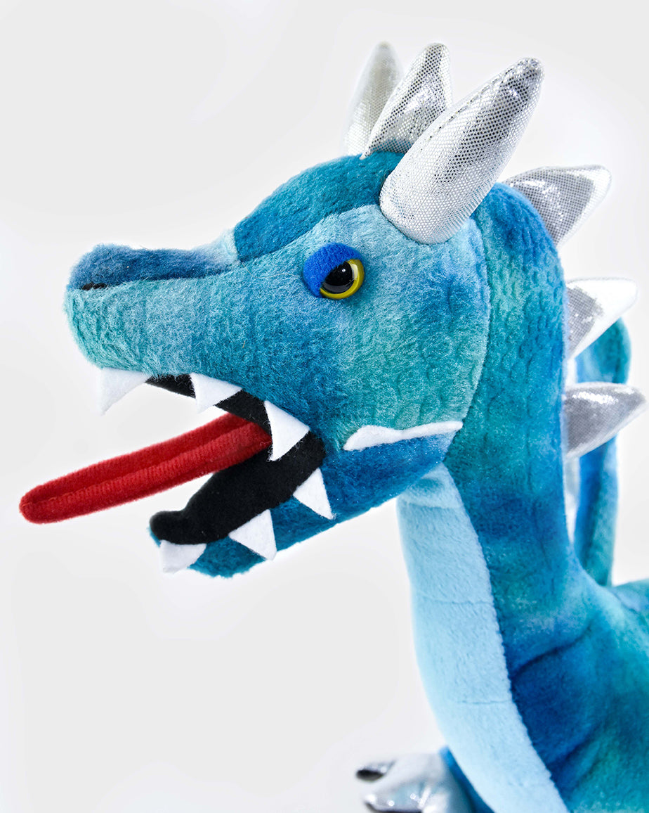 Blå liten drake 30cm