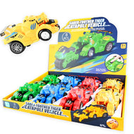 Bilkatapult dinosaurie 14cm