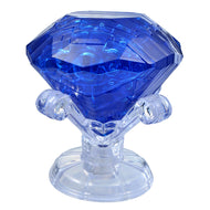 Kristallpussel safir 43 delar