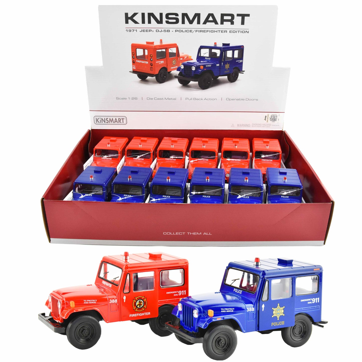 Jeep polis/brandbil (1971) 12,5cm