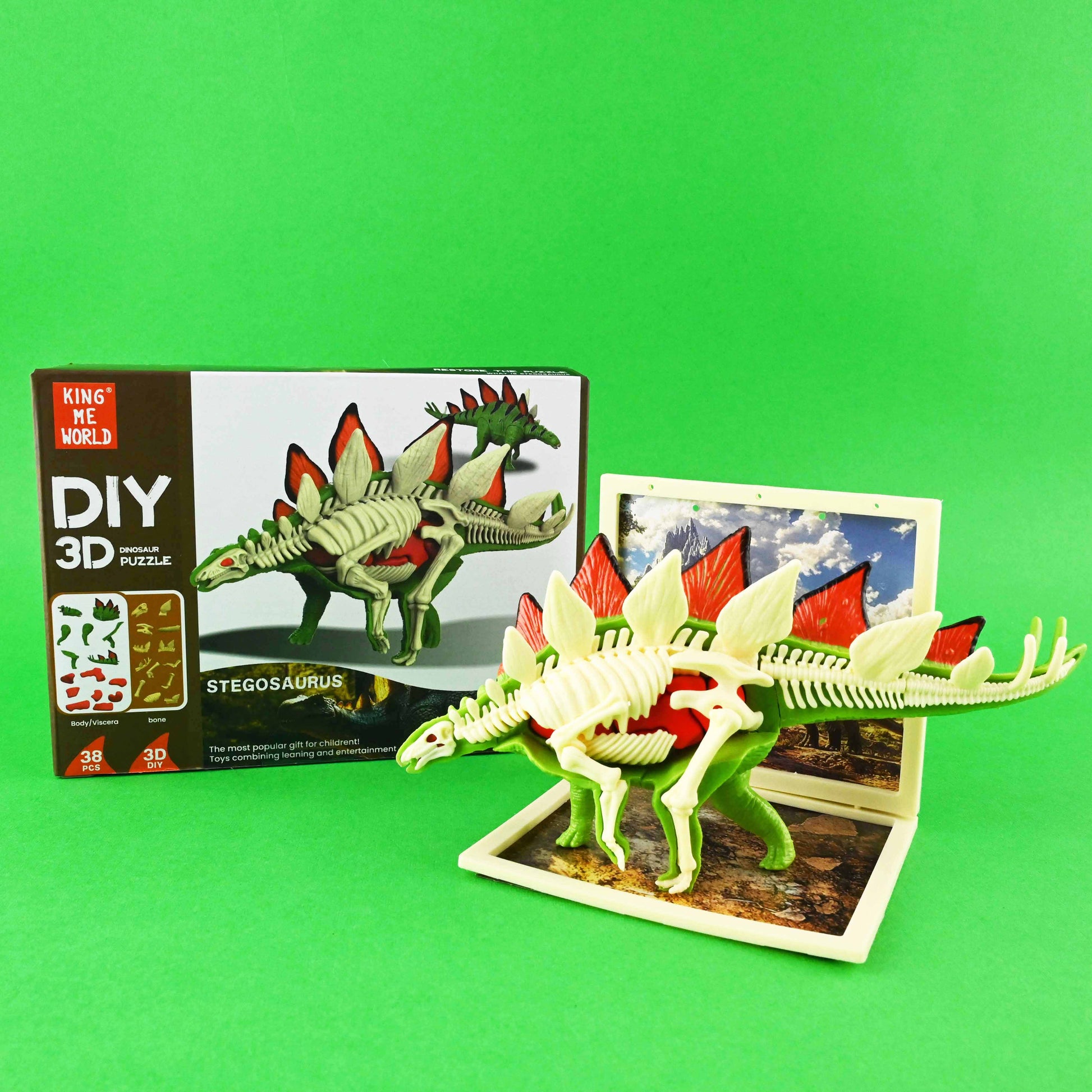 Dissekering dinosaurie 3d gör-det-själv 42 delar