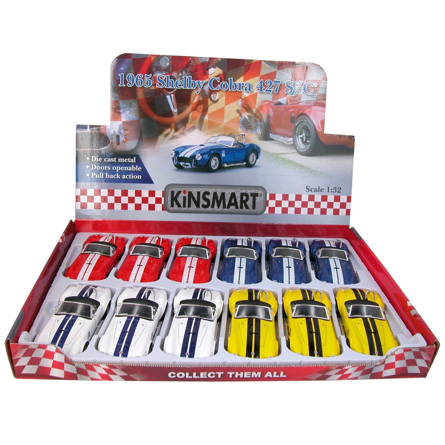 Bil Shelby Cobra 1965 pb 13cm