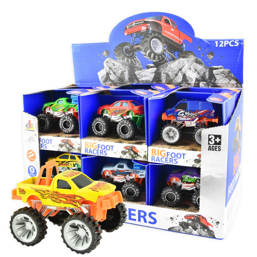 Bil stora fot racers 7x6cm