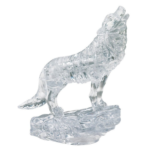 3D Crystal Puzzle Pussel varg klar 37 bitar