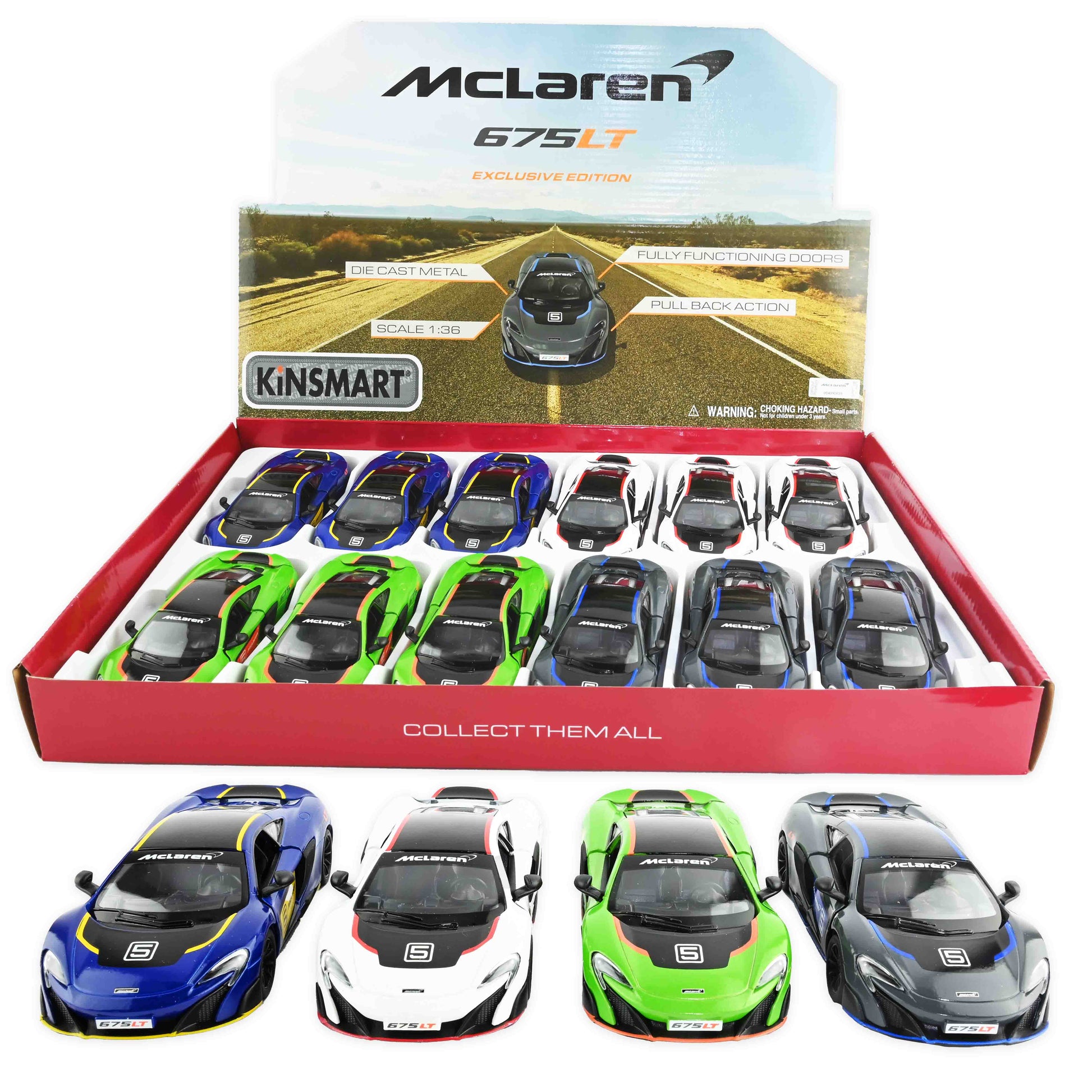 Bil McLaren print 675LT pb 12cm 1:36