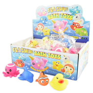 Badhavsdjur med blinkande ljus 4cm