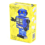3D Crystal Puzzle Pussel robot blå 39 delar